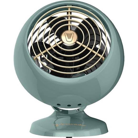VFAN Mini Classic Personal Vintage Air Circulator Fan, Green - Picture 4 of 6